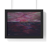 Deep. Night. Premium Framed Horizontal Poster