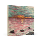 Dusk or Dawn? Wood Canvas