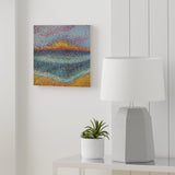 Pointillism Rise-or-Set? Series Wood Canvas