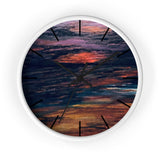 Red Beach Wall clock