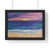 Beachy Premium Framed Horizontal Poster