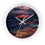 Red Beach Wall clock