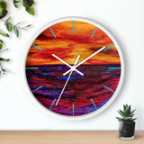 Fire & Ice Wall Clock