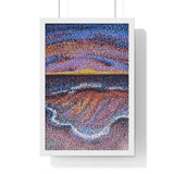 Red Sea Premium Framed Print (Cool Blue Version)