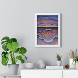 Red Sea Premium Framed Print (Cool Blue Version)