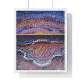 Red Sea Premium Framed Print (Cool Blue Version)