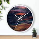 Red Beach Wall clock
