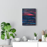 Black , Red, and Blue canvas print
