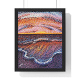 Red Sea Premium Framed Print (Light/White Version)