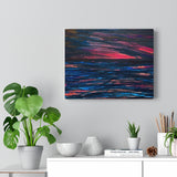 Black , Red, and Blue canvas print