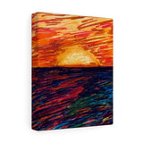 Primary Rise contemporary fine art canvas print