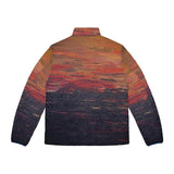 Deep. Night. Men's Puffer Jacket (AOP)