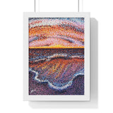 Red Sea Premium Framed Print (Light/White Version)