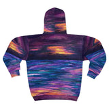 Deep. Rise. Full Bleed Unisex Zip Hoodie