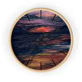 Red Beach Wall clock