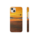 Warm Moon Barely There Phone Cases