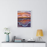 Red Sea Premium Framed Print (Light/White Version)