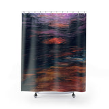 Red Beach Shower Curtain