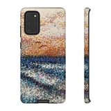 Pointillism Waves Tough Phone Case