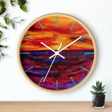 Fire & Ice Wall Clock